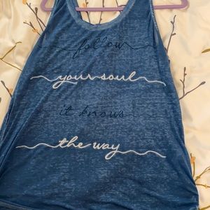 Follow your soul tank top